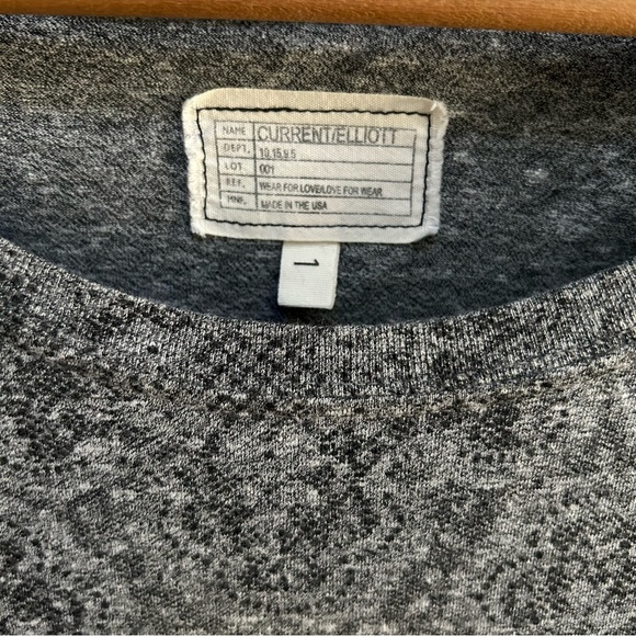 Current/Elliott~Letterman Heather Long Sleeve Antique Lace Print Small/size 1 - Picture 3 of 15